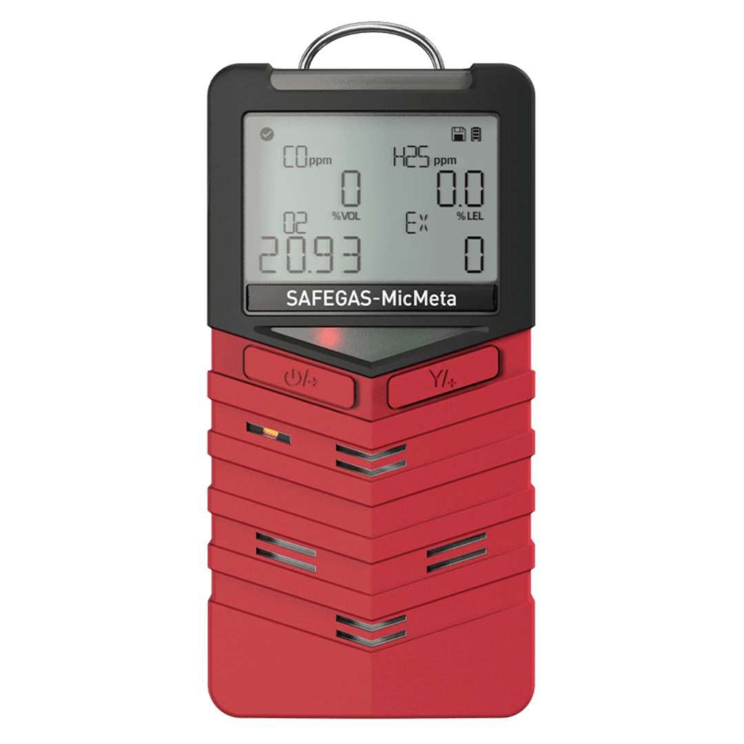 Exia Mini Multi Personal Gas Detector - O2,LEL,CO,H2S Combustible Monitor - IECEx ATEX Hazardous Area