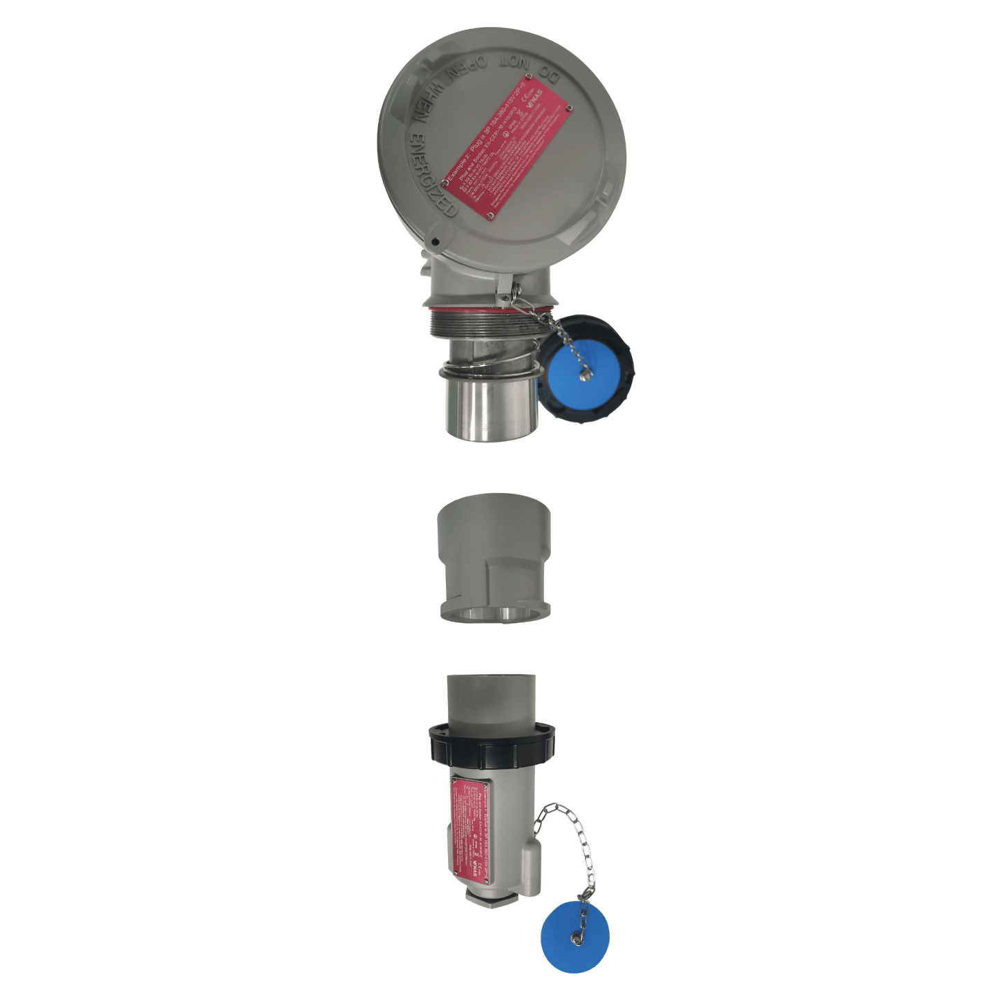 Plug and Socket 1-3Pole 63A - IECEx ATEX Hazardous Area Zone 1,2