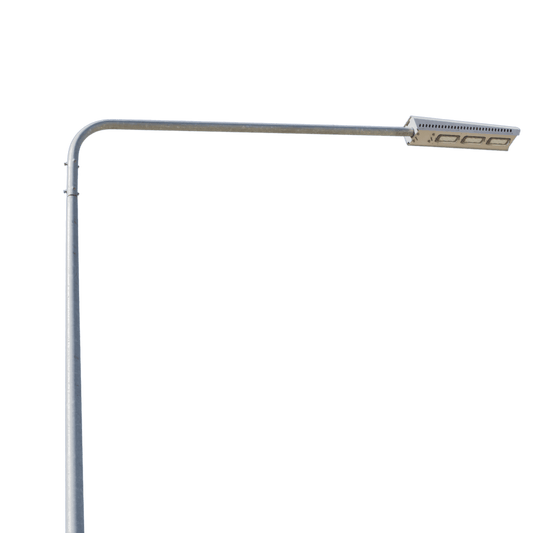 Outdoor Street Light Lamp Pole Weatherproof Rust Resistant Galvanised Steel Plated HRLD